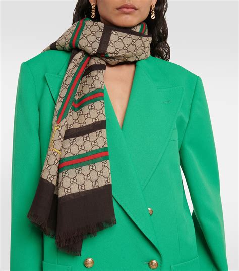 gucci satin scarf|gucci scarf unisex.